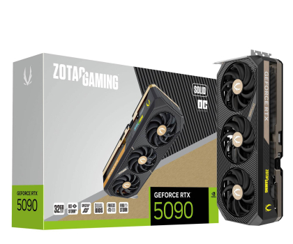 Karta graficzna ZOTAC GeForce RTX 5090 Solid OC 32GB GDDR7 DLSS4 ZT-B50900J-10P